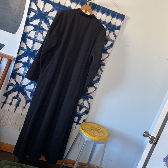 🧥IVY Robes 54 long black robe/jacket NWOT - Picture 11 of 16